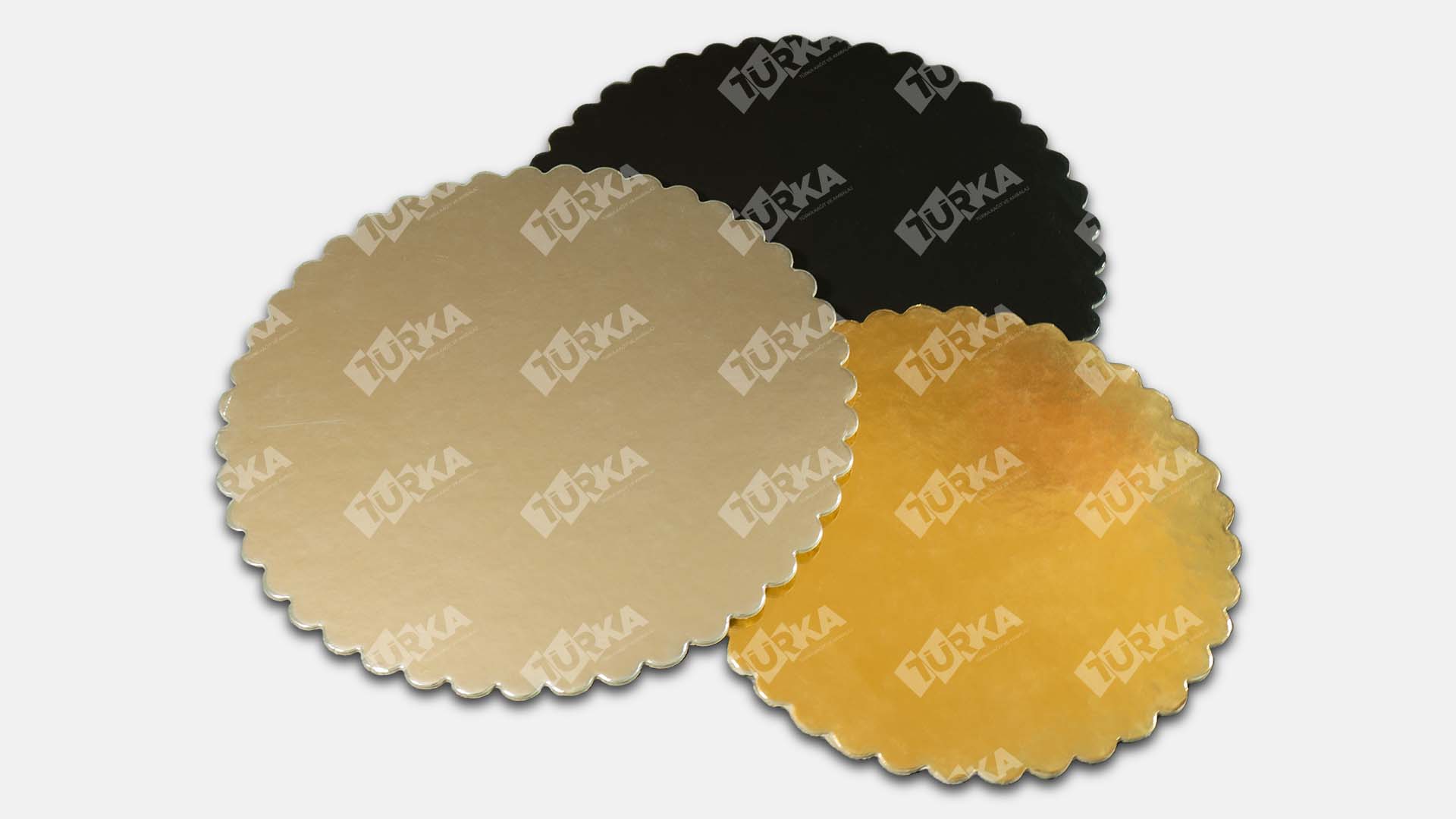 Serrated Oval Pastry Coasters