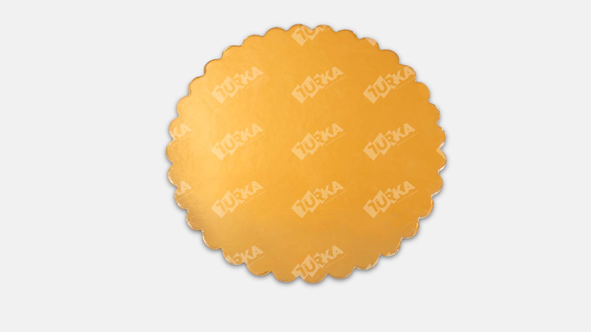 Serrated Oval Pastry Coasters